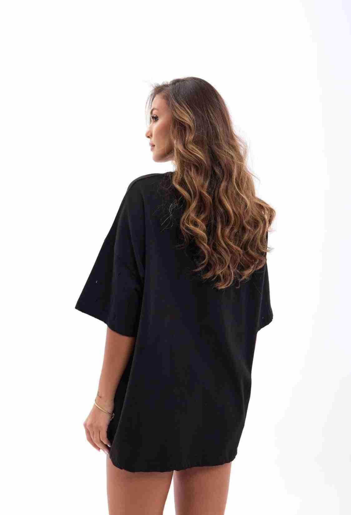 Oversized Fit Casual Tshirt - Brand: Fame - Women & Kids, Baby Clothes Wholesale - TheBS Women
