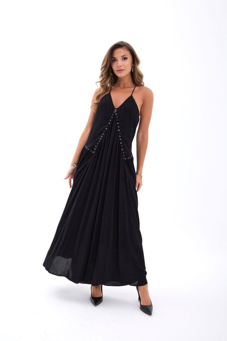 Sexy Elegant Sleeveless Maxi Slip Dress - Brand: Fame - Women & Kids, Baby Clothes Wholesale - TheBS Women
