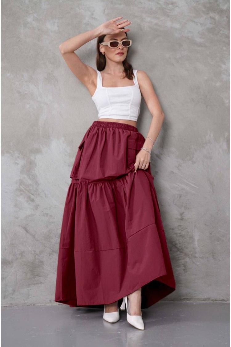 Boho Layered Maxi Skirt - Brand: My Jest Fashion - Women & Kids, Baby Clothes Wholesale - TheBS Women