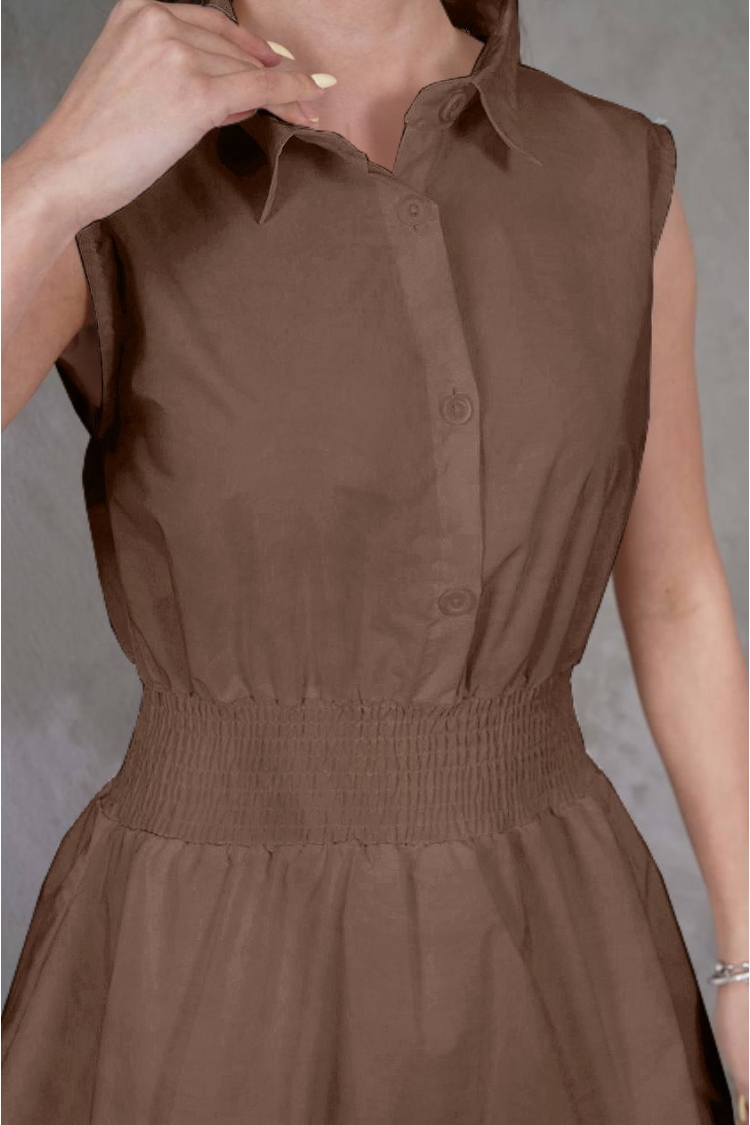 Mini Polo Neck Shirt Dress - Brand: My Jest Fashion - Women & Kids, Baby Clothes Wholesale - TheBS Women