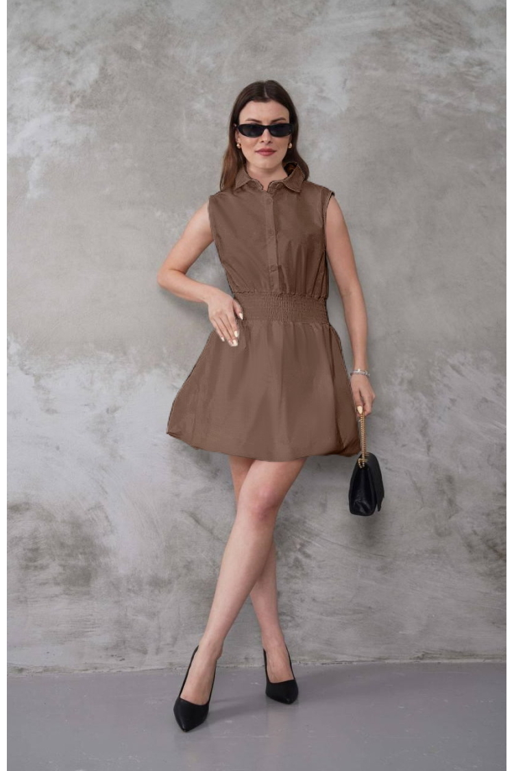 Mini Polo Neck Shirt Dress - Brand: My Jest Fashion - Women & Kids, Baby Clothes Wholesale - TheBS Women