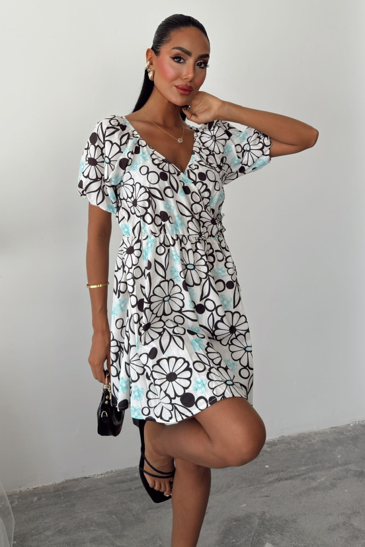 Dress - White - Brand: Sobe Istanbul - Women & Kids, Baby Clothes Wholesale - TheBS Women