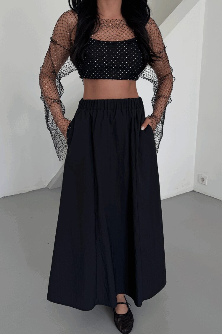 Elegant Flared Maxi Skirt - Brand: Ello - Women & Kids, Baby Clothes Wholesale - TheBS Women