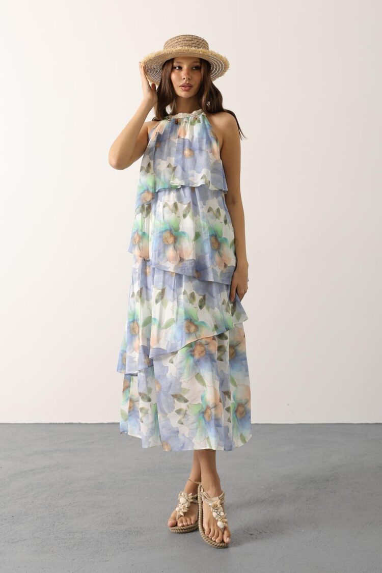 Boho Fit And Flare Dress - Brand: Reyon - Women & Kids, Baby Clothes Wholesale - TheBS Women