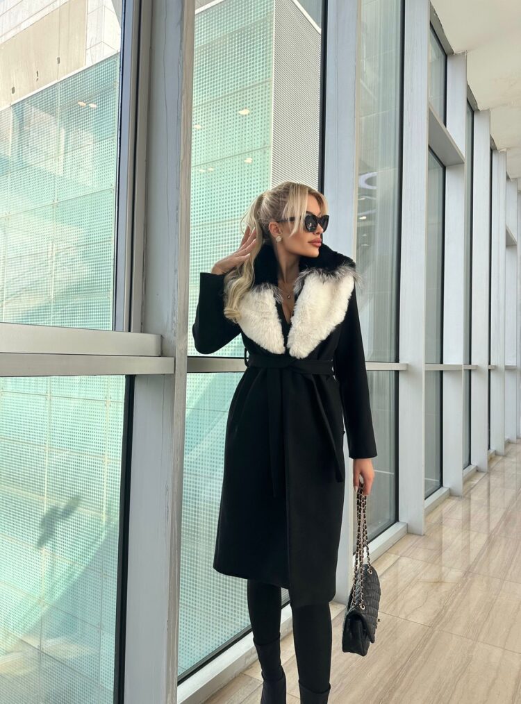 Elegant Slim Fit Long Tie Closure Coat - Brand: My Jest Fashion - Women & Kids, Baby Clothes Wholesale - TheBS Women