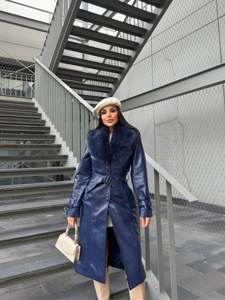 Elegant NavySingle-Breasted Coat - Brand: My Jest Fashion - Women & Kids, Baby Clothes Wholesale - TheBS Women