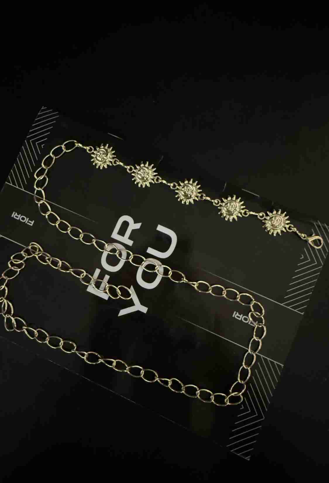 Gold Chain Detailed Women's Belt - Brand: Fiori - Women & Kids, Baby Clothes Wholesale - TheBS Women