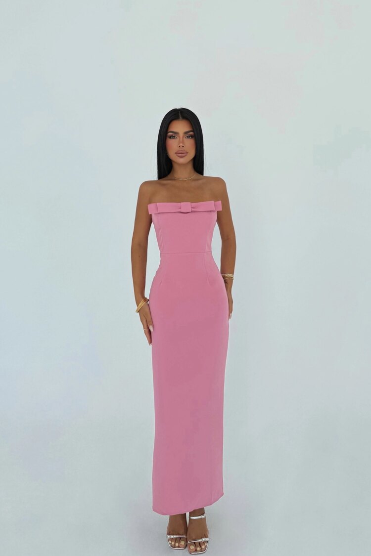 ElegantSheath Dress Maxi Strapless - Brand: EYYO ATELIER - Women & Kids, Baby Clothes Wholesale - TheBS Women