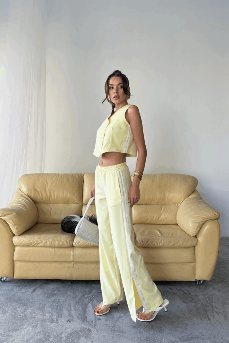 Palazzo Pants With Wide Leg And Slant Pockets - Brand: Ello - Women & Kids, Baby Clothes Wholesale - TheBS Women