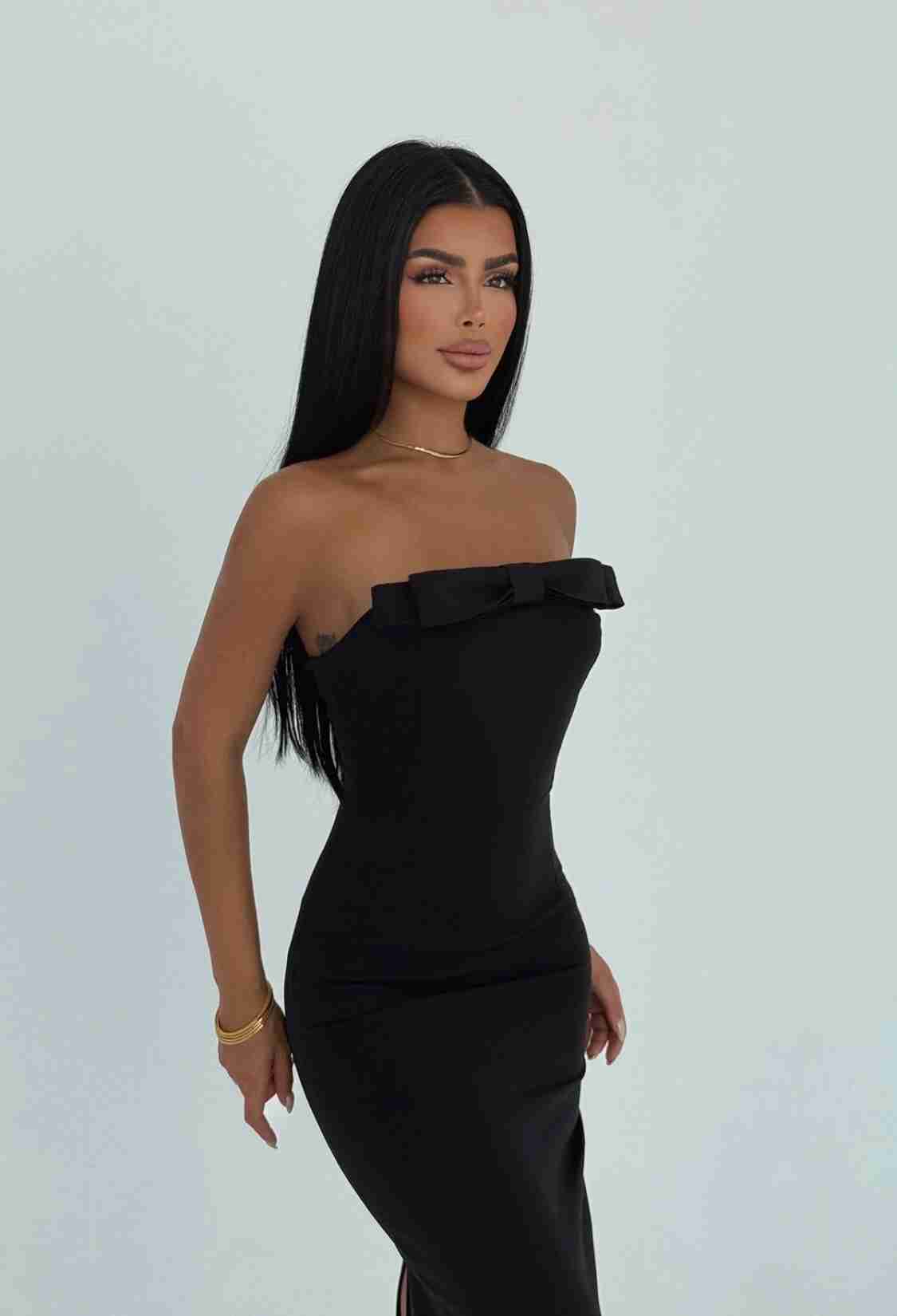 Bodycon Strapless Maxi Dress - Brand: EYYO ATELIER - Women & Kids, Baby Clothes Wholesale - TheBS Women