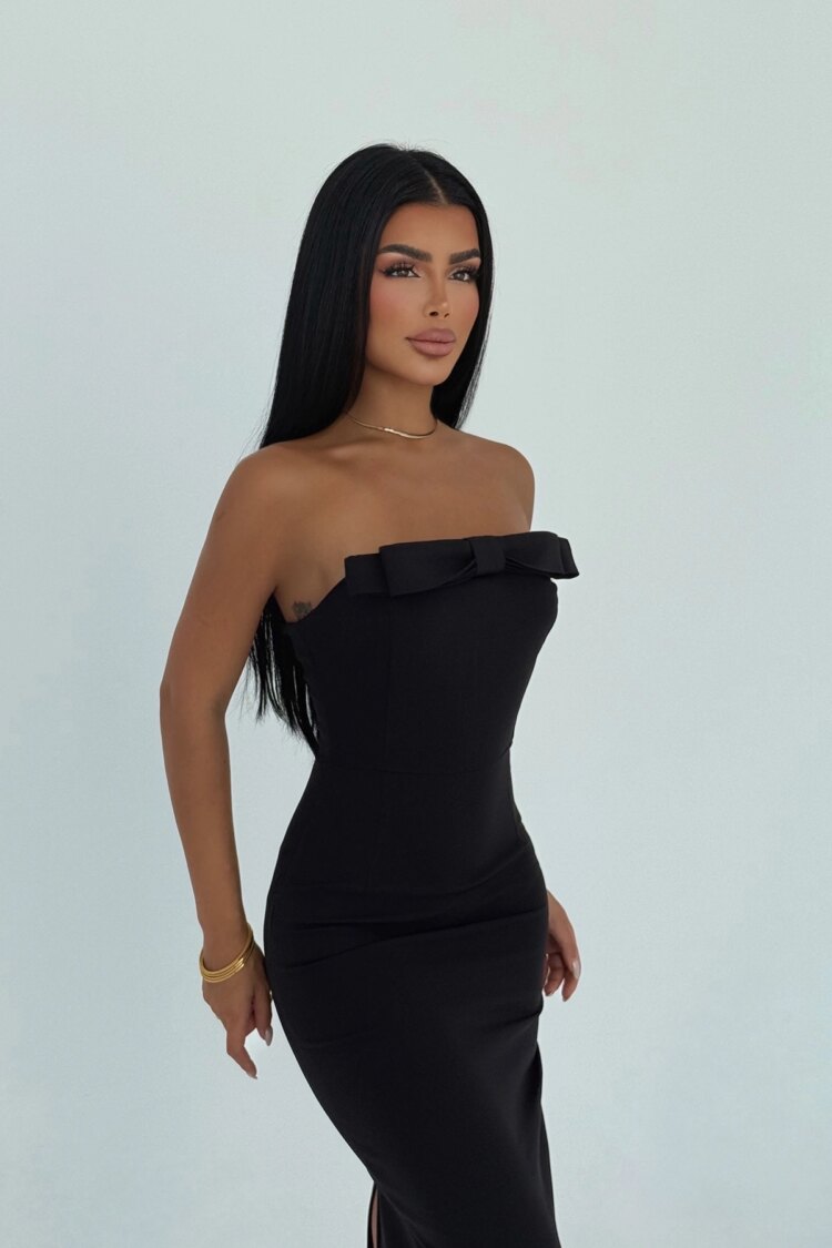 Bodycon Strapless Maxi Dress - Brand: EYYO ATELIER - Women & Kids, Baby Clothes Wholesale - TheBS Women