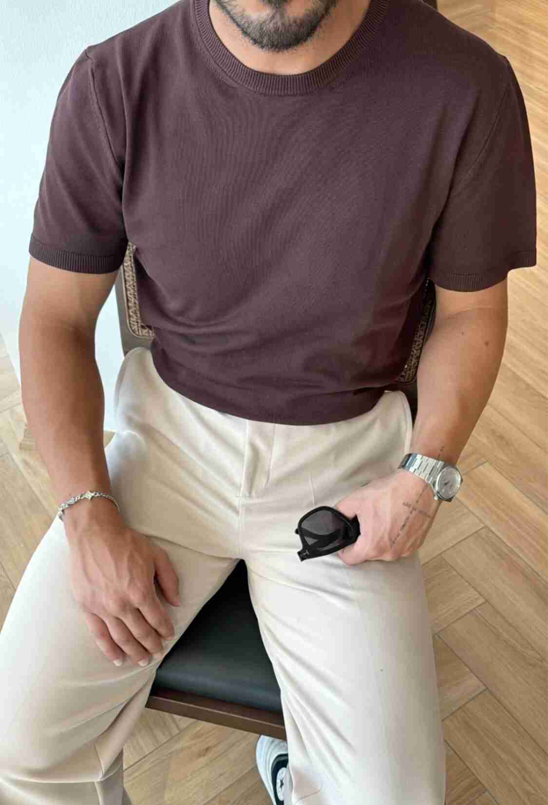 Casual & Elegant Shirt With Round Neck - Brand: EYYO ATELIER - Women & Kids, Baby Clothes Wholesale - TheBS Women