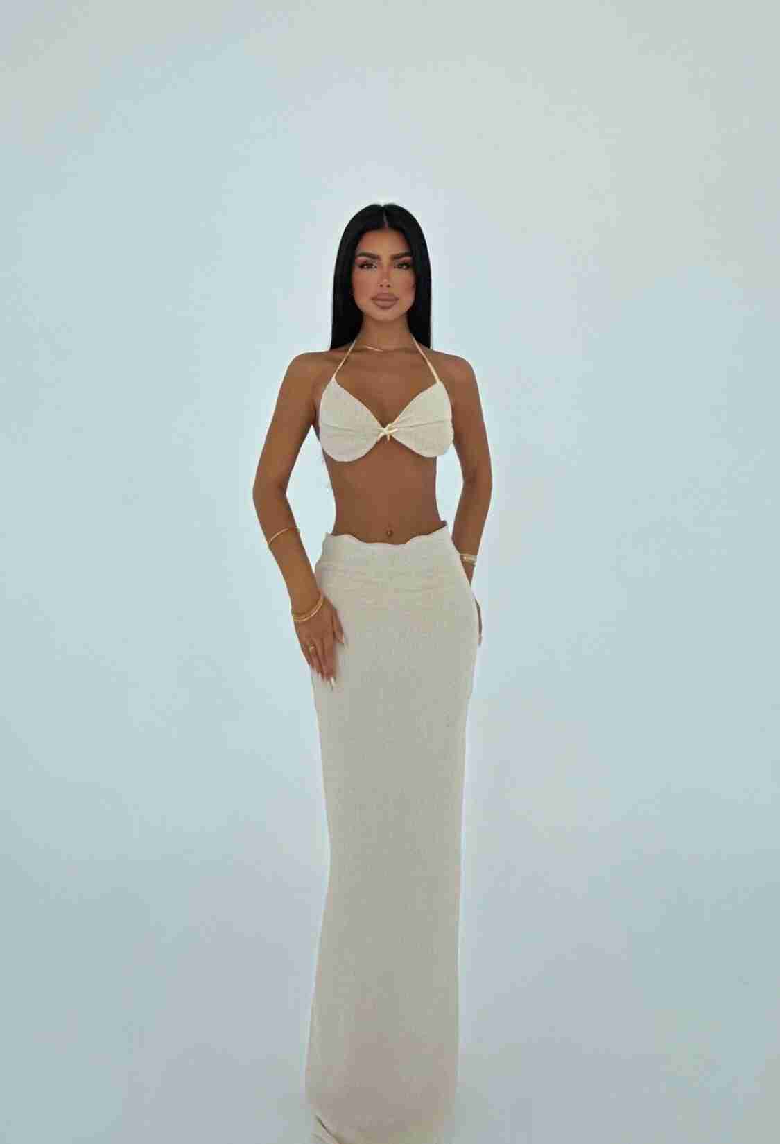 Slim Fit Pencil Maxi Skirt Set - Brand: EYYO ATELIER - Women & Kids, Baby Clothes Wholesale - TheBS Women