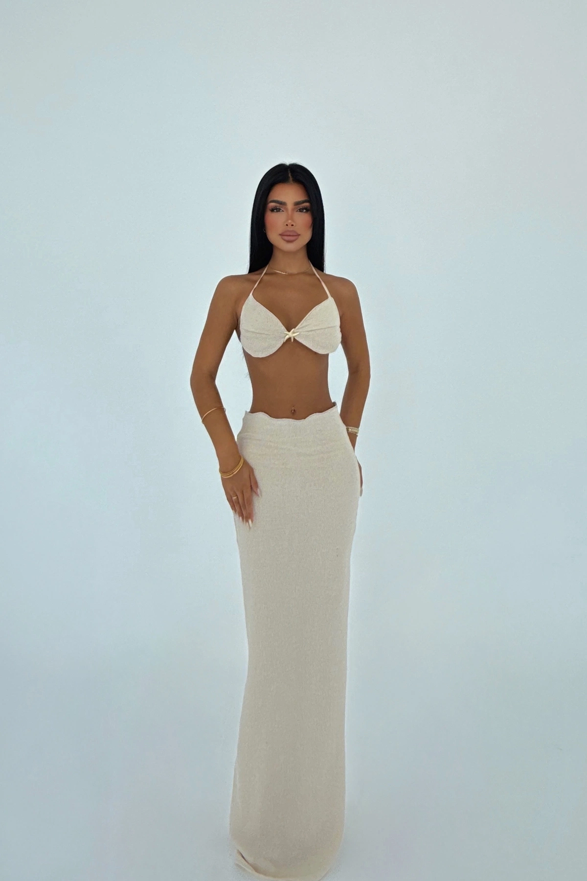 Slim Fit Pencil Maxi Skirt Set - Brand: EYYO ATELIER - Women & Kids, Baby Clothes Wholesale - TheBS Women