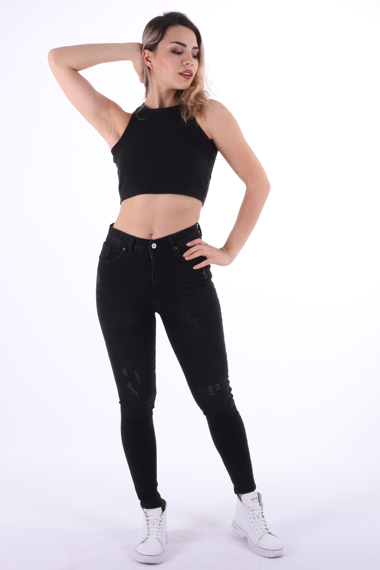 Jeans - Anthracite - Brand: XLove - Women & Kids, Baby Clothes Wholesale - TheBS Women