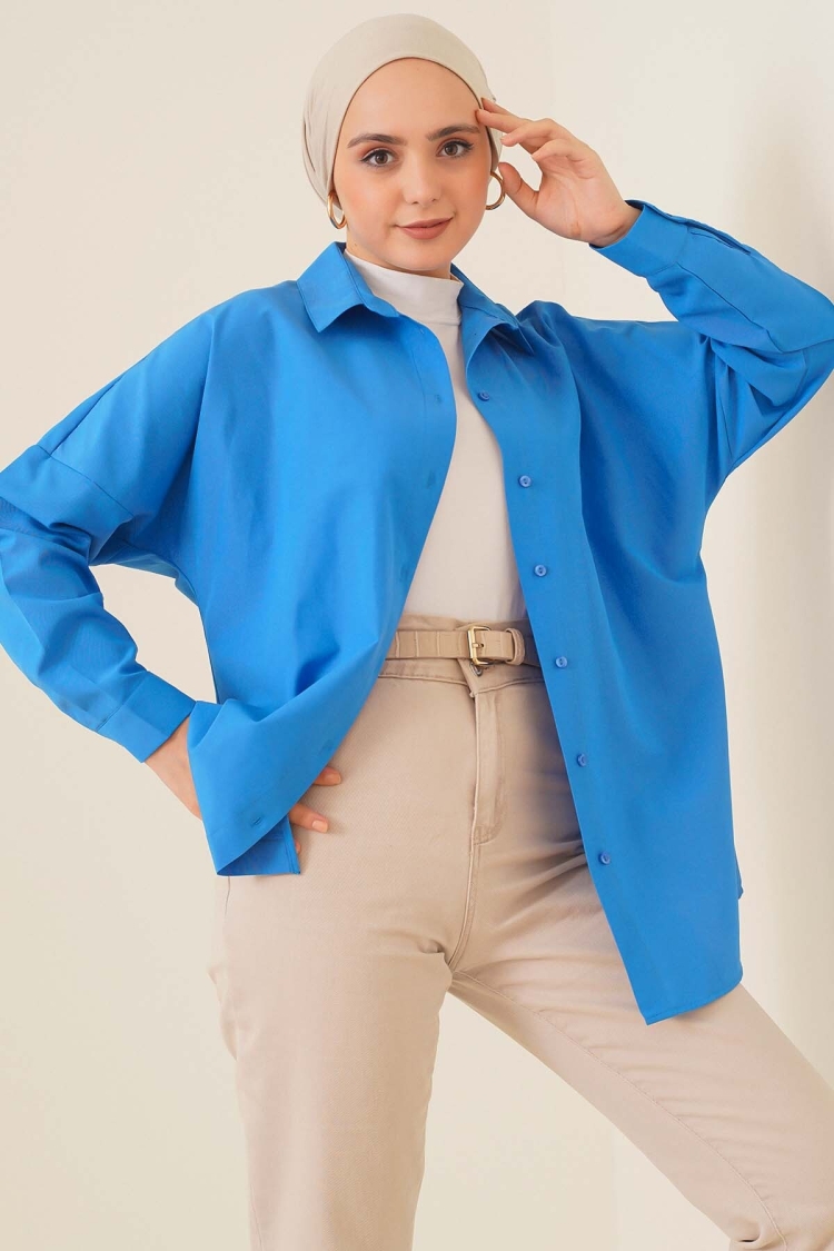 Shirt - Sax - Brand: Bigdart - Women & Kids, Baby Clothes Wholesale - TheBS Women