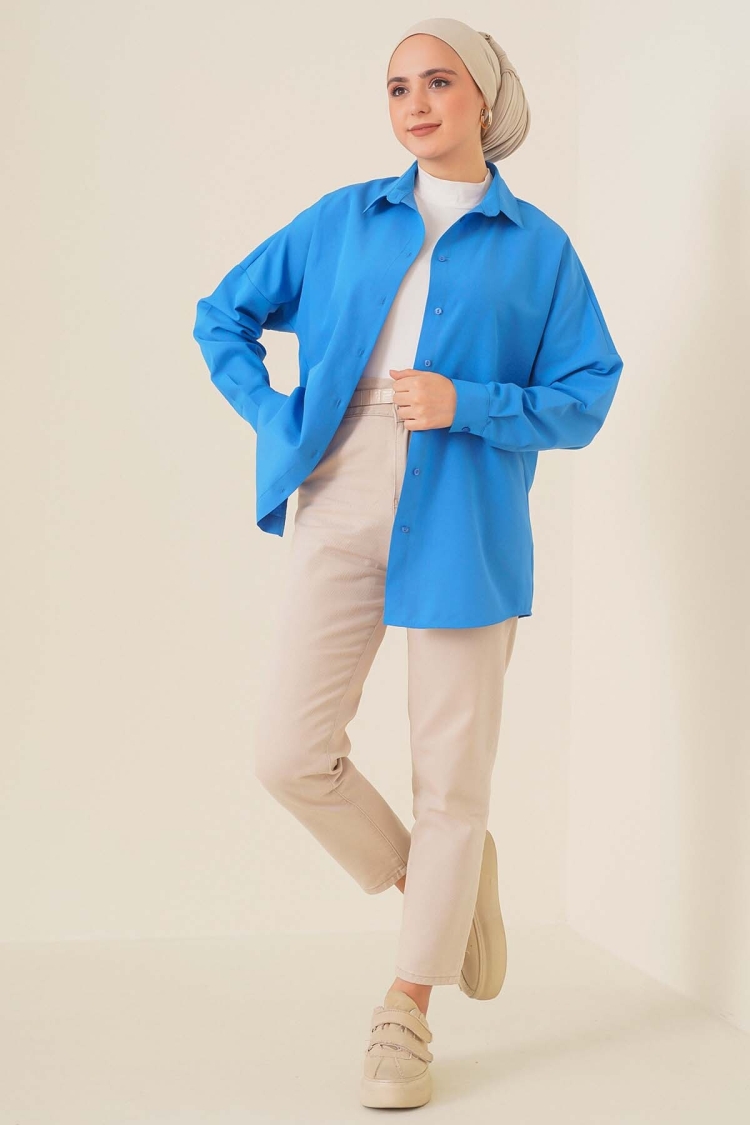 Shirt - Sax - Brand: Bigdart - Women & Kids, Baby Clothes Wholesale - TheBS Women