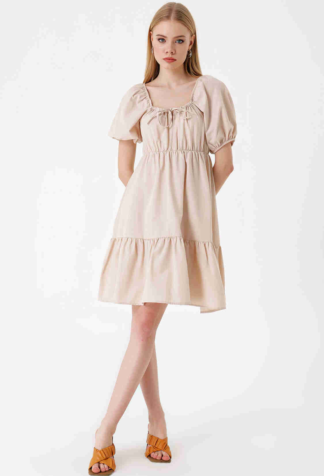 Flared Poplin Dress - Brand: Bigdart - Women & Kids, Baby Clothes Wholesale - TheBS Women