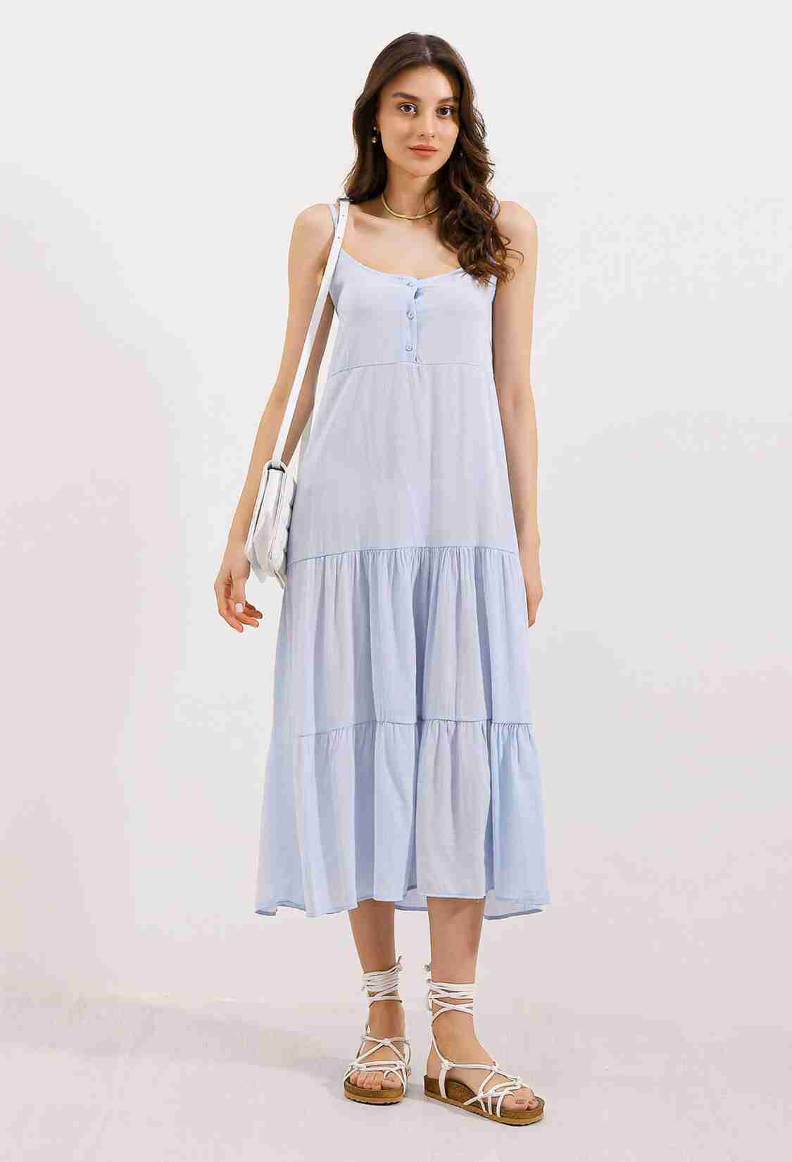 Strappy Midi Dress - Brand: Bigdart - Women & Kids, Baby Clothes Wholesale - TheBS Women