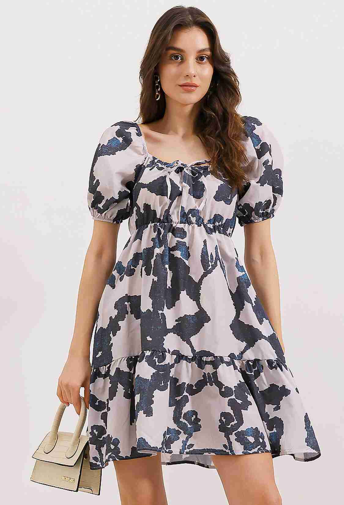 Flared Poplin Dress - D. - Brand: Bigdart - Women & Kids, Baby Clothes Wholesale - TheBS Women