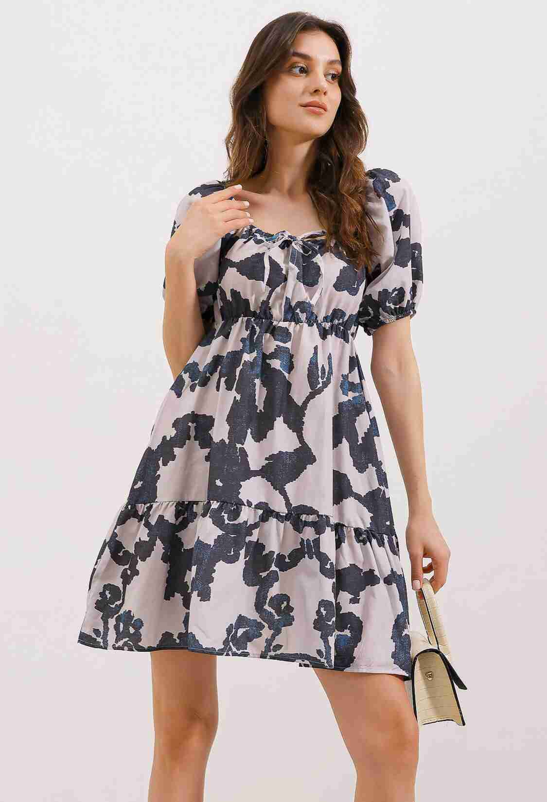 Flared Poplin Dress - D. - Brand: Bigdart - Women & Kids, Baby Clothes Wholesale - TheBS Women