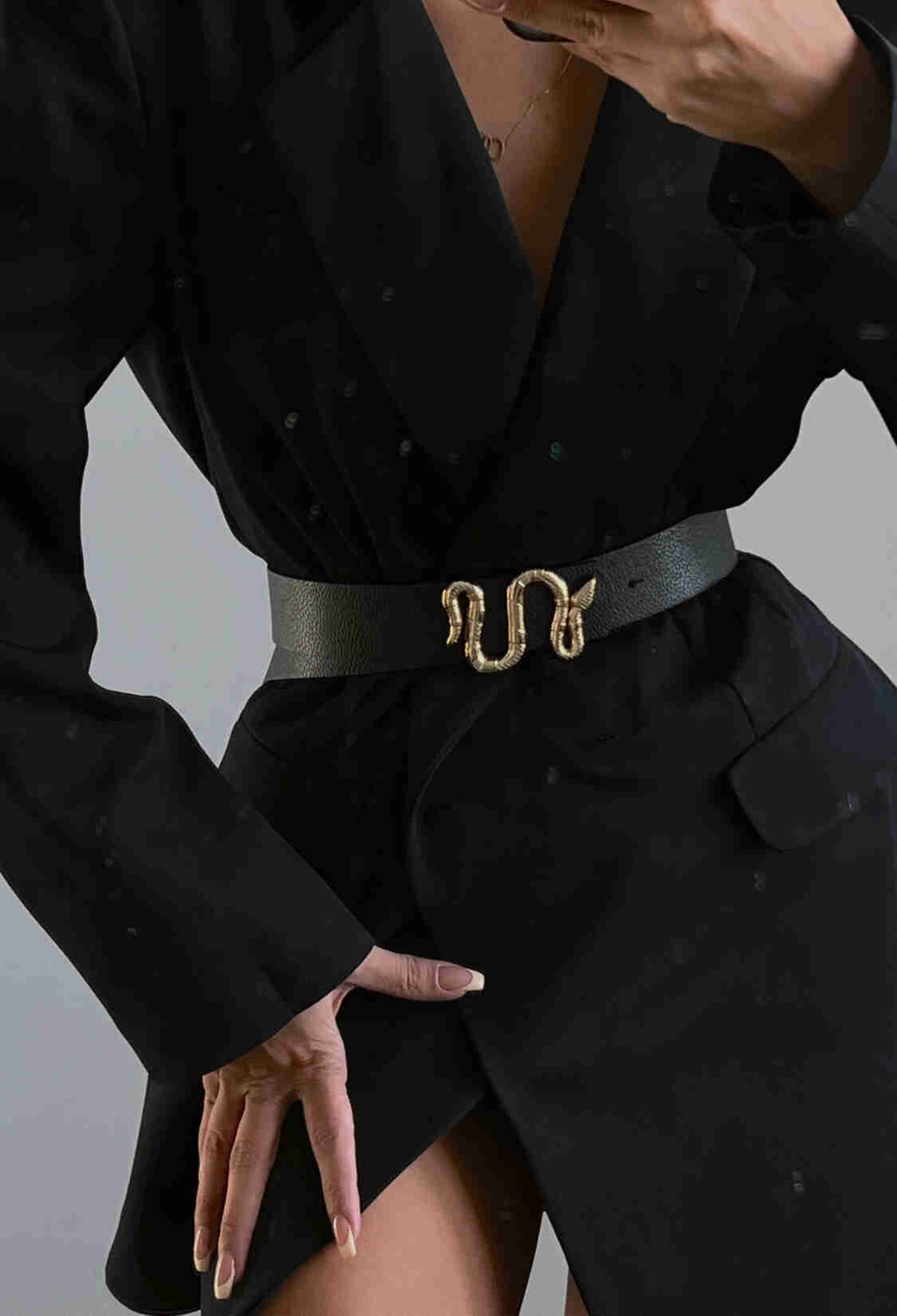 Women's Belt With Snake Buckle - Brand: Fiori - Women & Kids, Baby Clothes Wholesale - TheBS Women