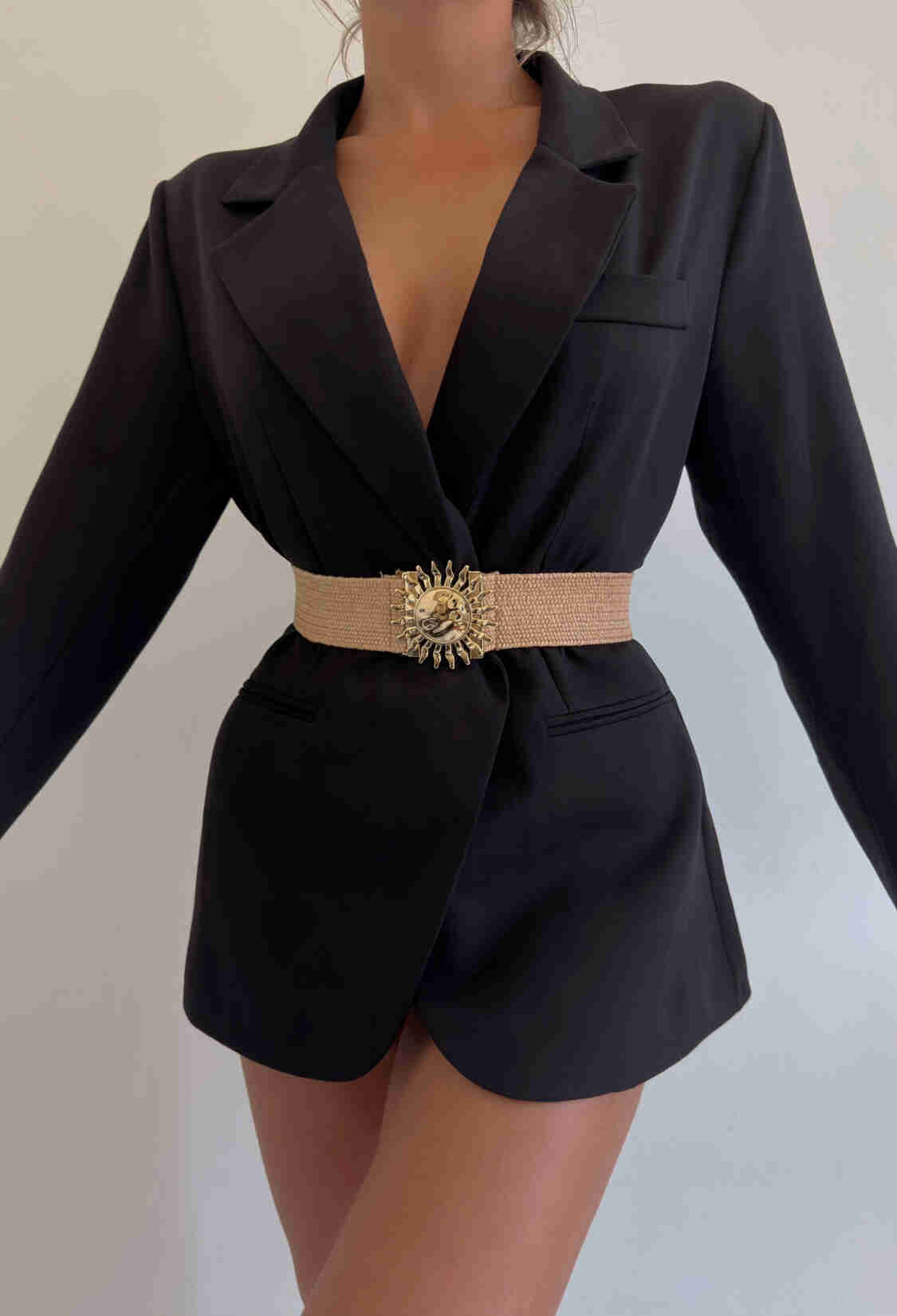 Elastic Straw Sun Buckle Women's Belt - Brand: Fiori - Women & Kids, Baby Clothes Wholesale - TheBS Women