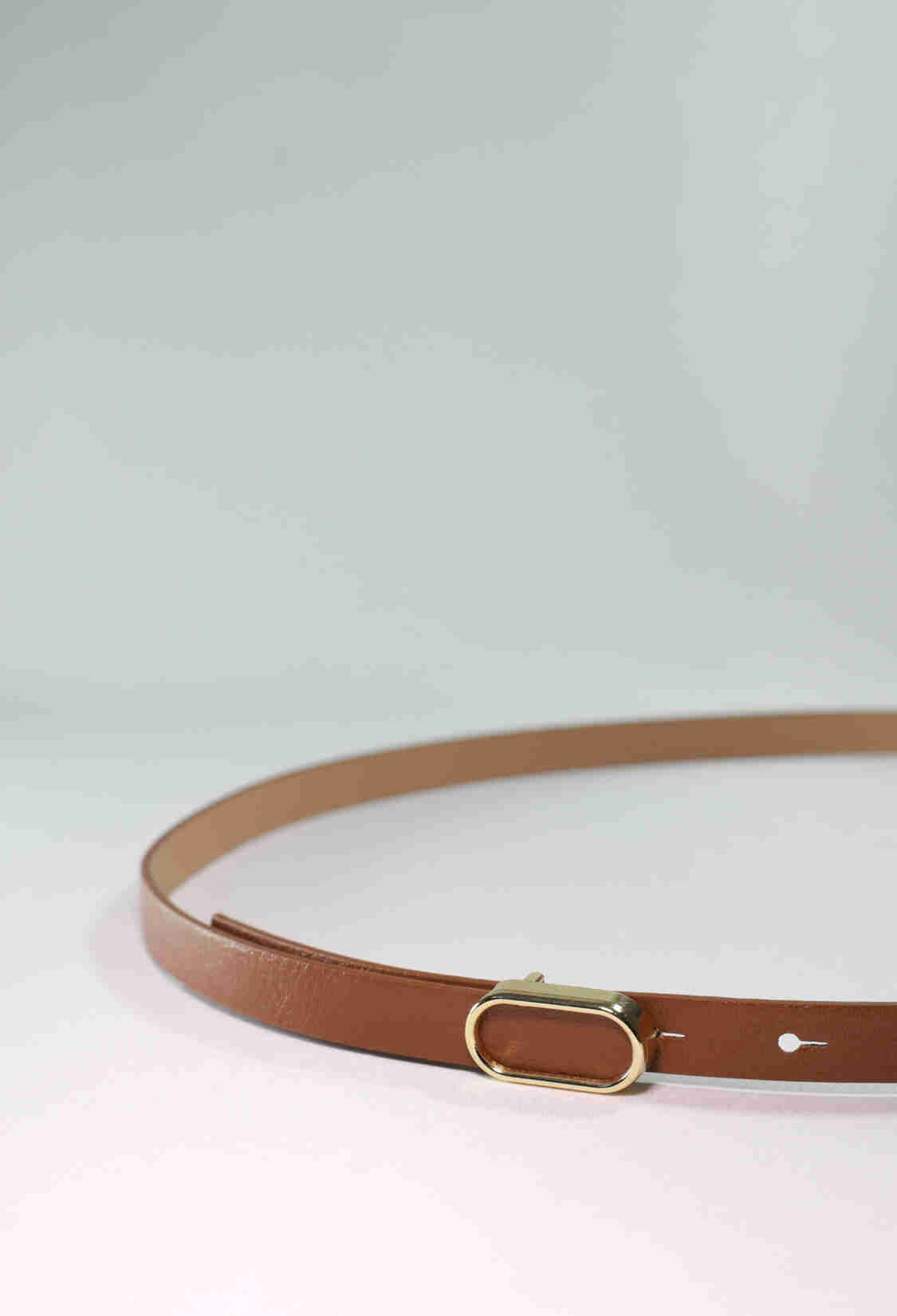 Thin Belt With Imported Oval Gold Buckle - Brand: Fiori - Women & Kids, Baby Clothes Wholesale - TheBS Women