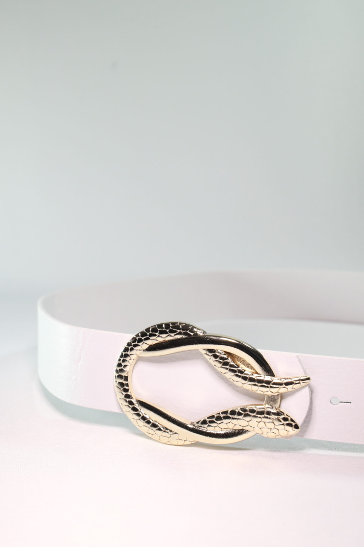 Women's Belt With Gold Snake Buckle - Brand: Fiori - Women & Kids, Baby Clothes Wholesale - TheBS Women