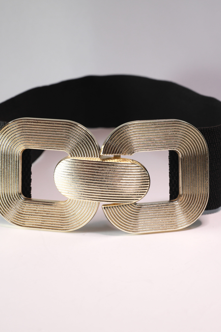 Elastic Women's Belt With Gold Buckle - Brand: Fiori - Women & Kids, Baby Clothes Wholesale - TheBS Women
