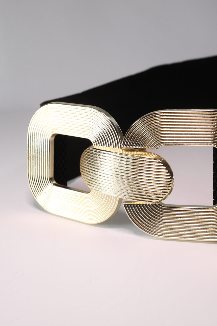 Elastic Women's Belt With Gold Buckle - Brand: Fiori - Women & Kids, Baby Clothes Wholesale - TheBS Women