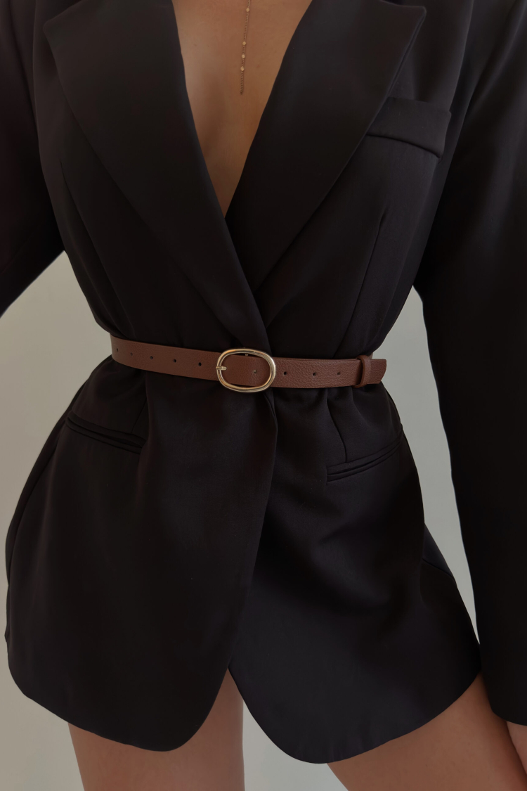 Women's Belt With Oval Buckle - Brand: Fiori - Women & Kids, Baby Clothes Wholesale - TheBS Women