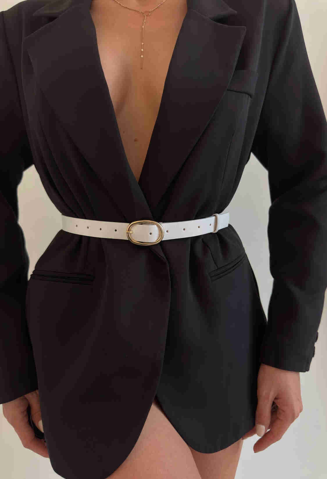 Women's Belt With Oval Buckle - Brand: Fiori - Women & Kids, Baby Clothes Wholesale - TheBS Women