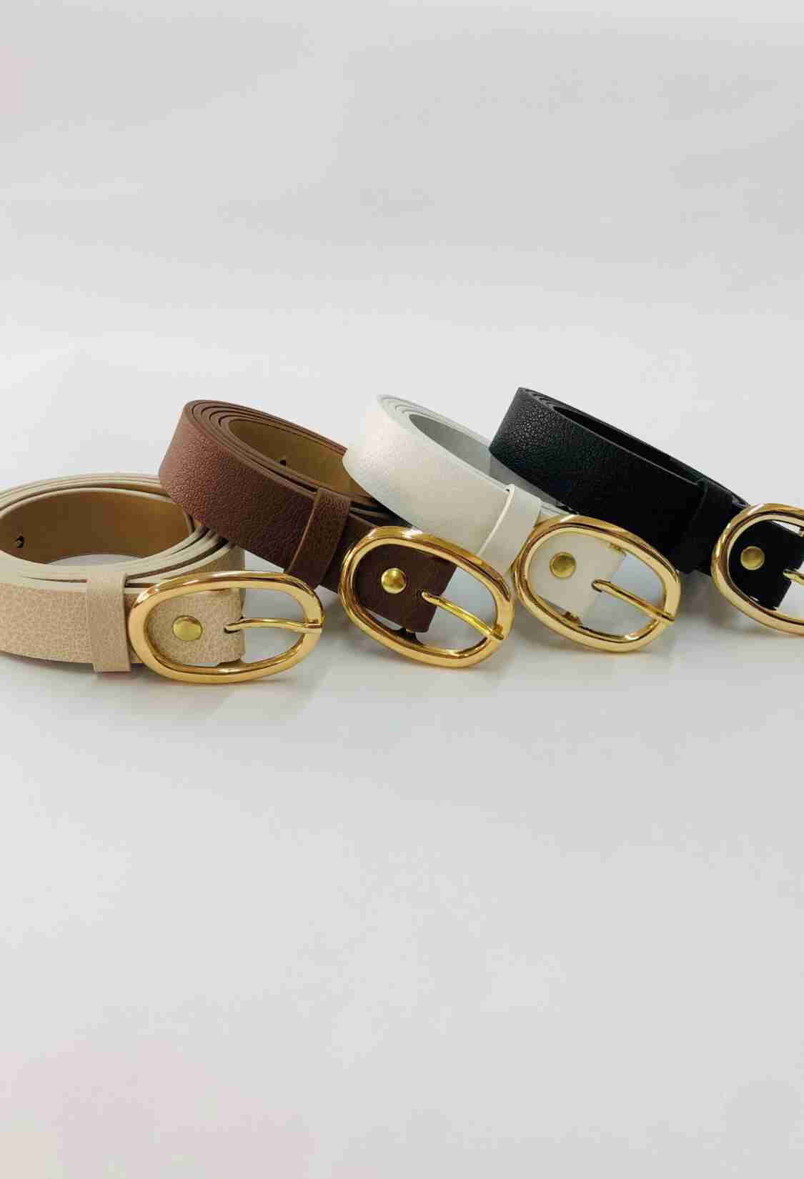 Women's Belt With 4 Oval Buckles - Brand: Fiori - Women & Kids, Baby Clothes Wholesale - TheBS Women