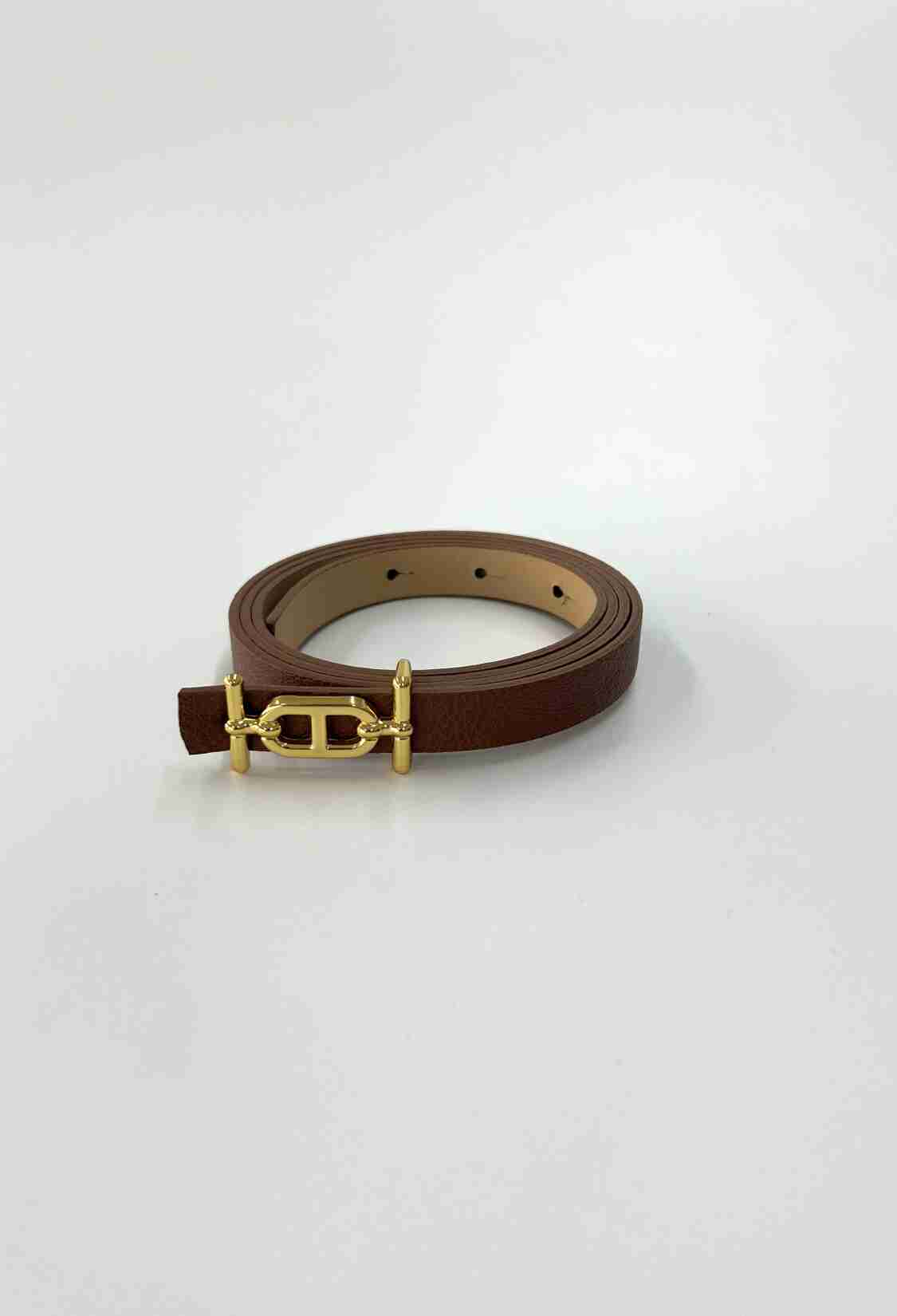 Thin Belt With Gold Buckle - Brand: Fiori - Women & Kids, Baby Clothes Wholesale - TheBS Women