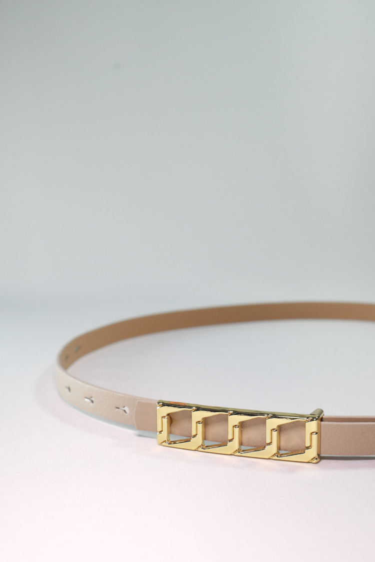Basic Women's Belt With Thin Chain Buckle - Brand: Fiori - Women & Kids, Baby Clothes Wholesale - TheBS Women