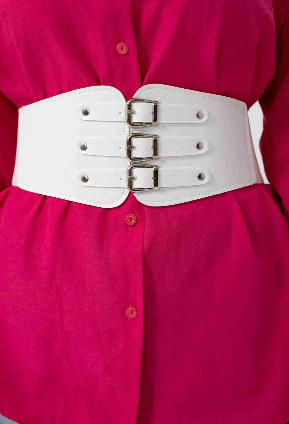 Elastic Women's Belt With Three Buckles - Brand: Fiori - Women & Kids, Baby Clothes Wholesale - TheBS Women