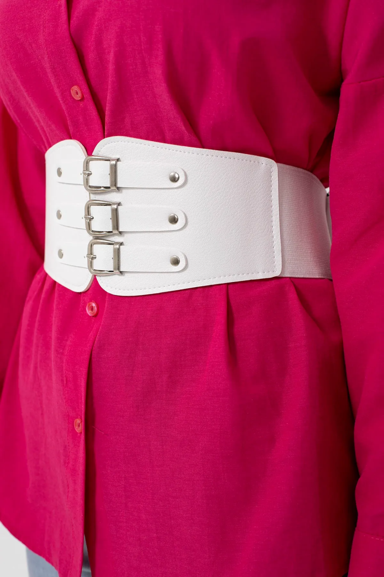 Elastic Women's Belt With Three Buckles - Brand: Fiori - Women & Kids, Baby Clothes Wholesale - TheBS Women