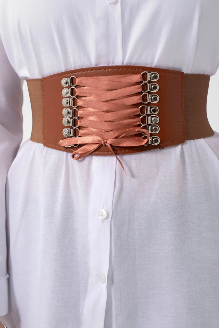 Ribbon Braided Elastic Women's Belt - Brand: Fiori - Women & Kids, Baby Clothes Wholesale - TheBS Women