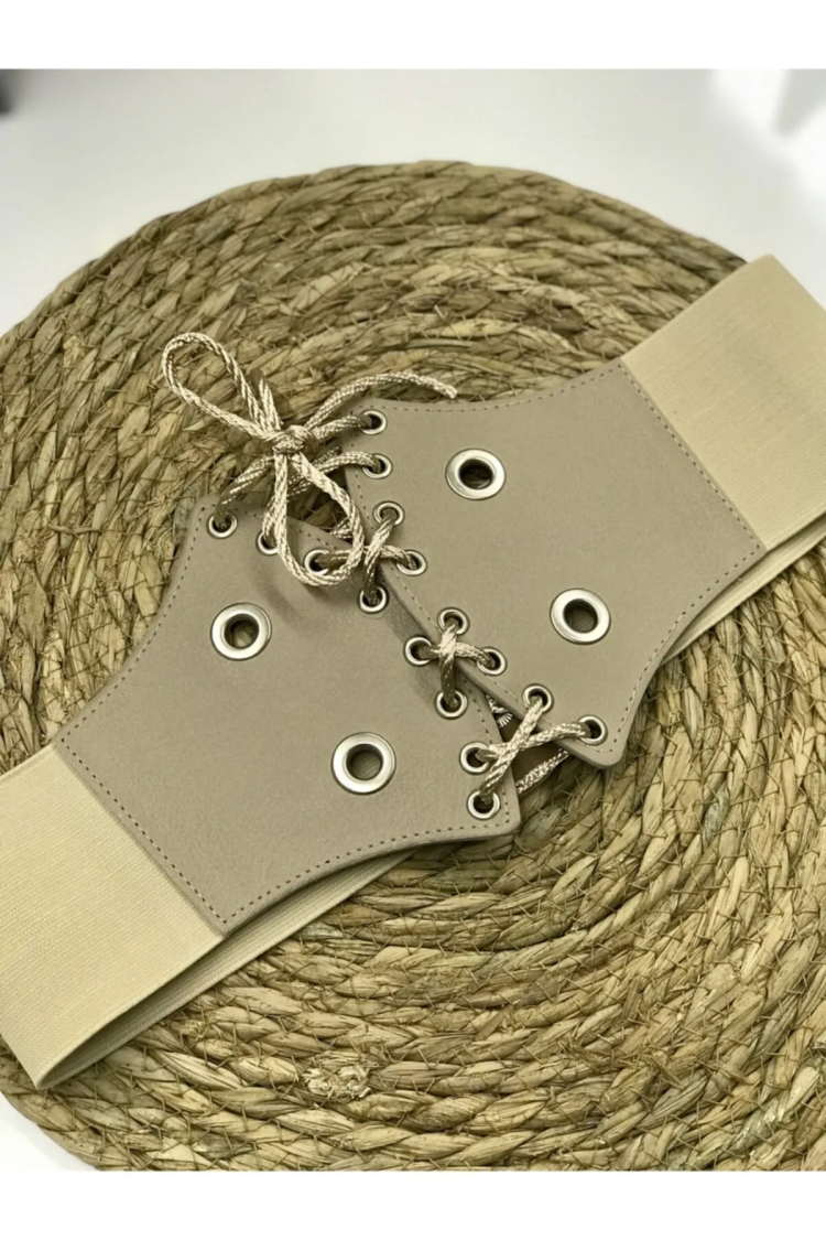 Elastic Women's Belt With Eyelet Detail - Brand: Fiori - Women & Kids, Baby Clothes Wholesale - TheBS Women