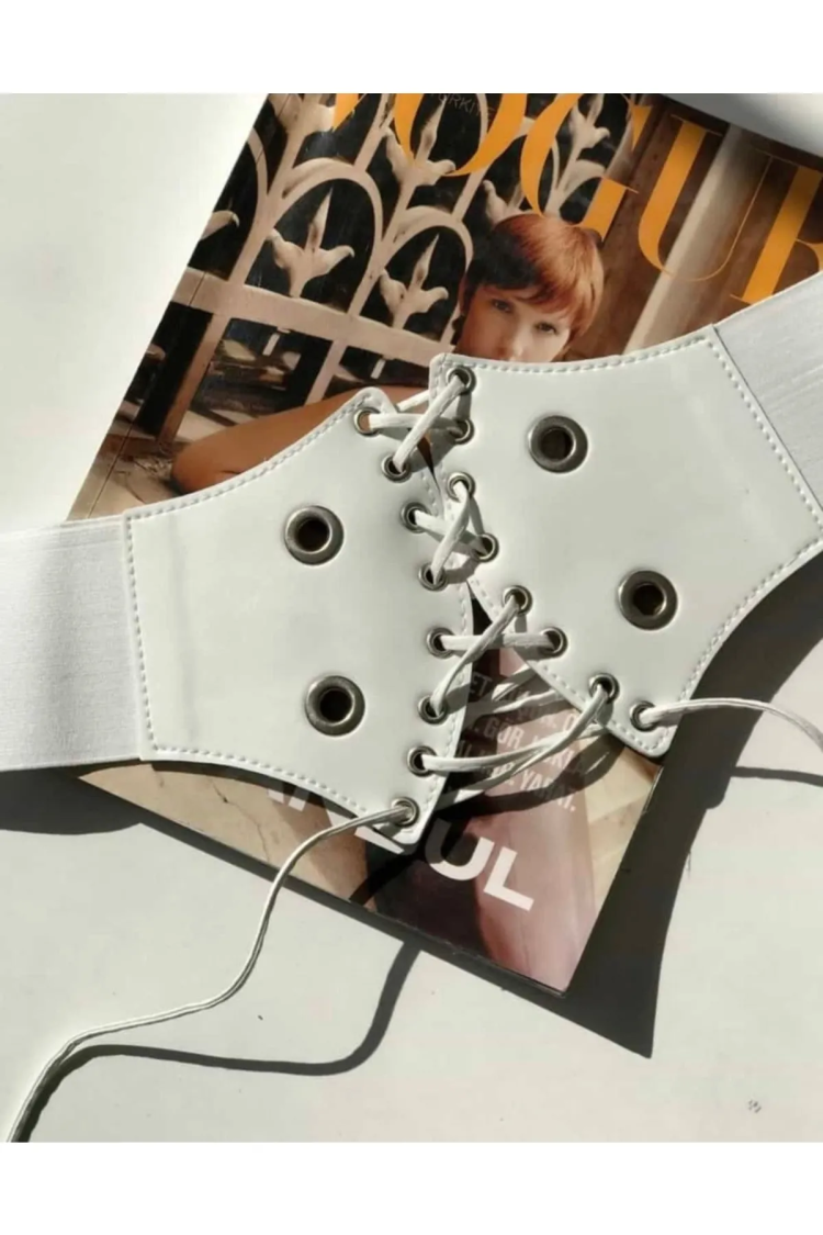 Elastic Women's Belt With Eyelet Detail - Brand: Fiori - Women & Kids, Baby Clothes Wholesale - TheBS Women