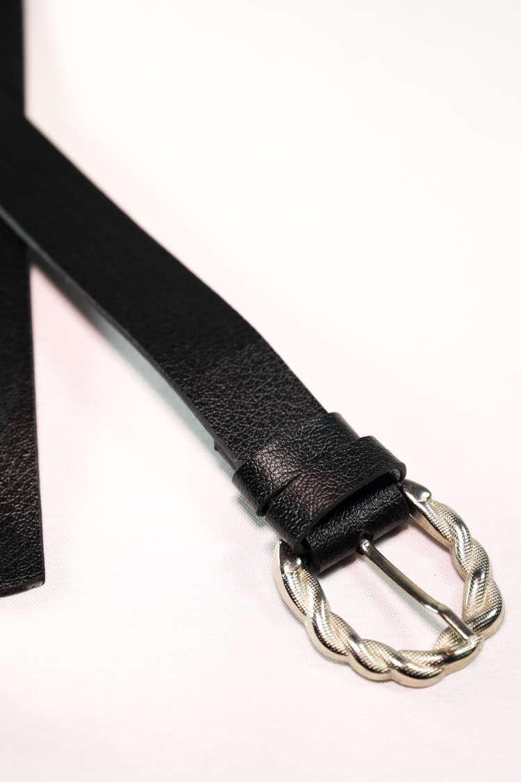 Basic Belt With Knitted Buckle - Brand: Fiori - Women & Kids, Baby Clothes Wholesale - TheBS Women