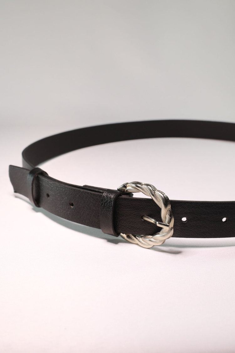 Basic Belt With Knitted Buckle - Brand: Fiori - Women & Kids, Baby Clothes Wholesale - TheBS Women