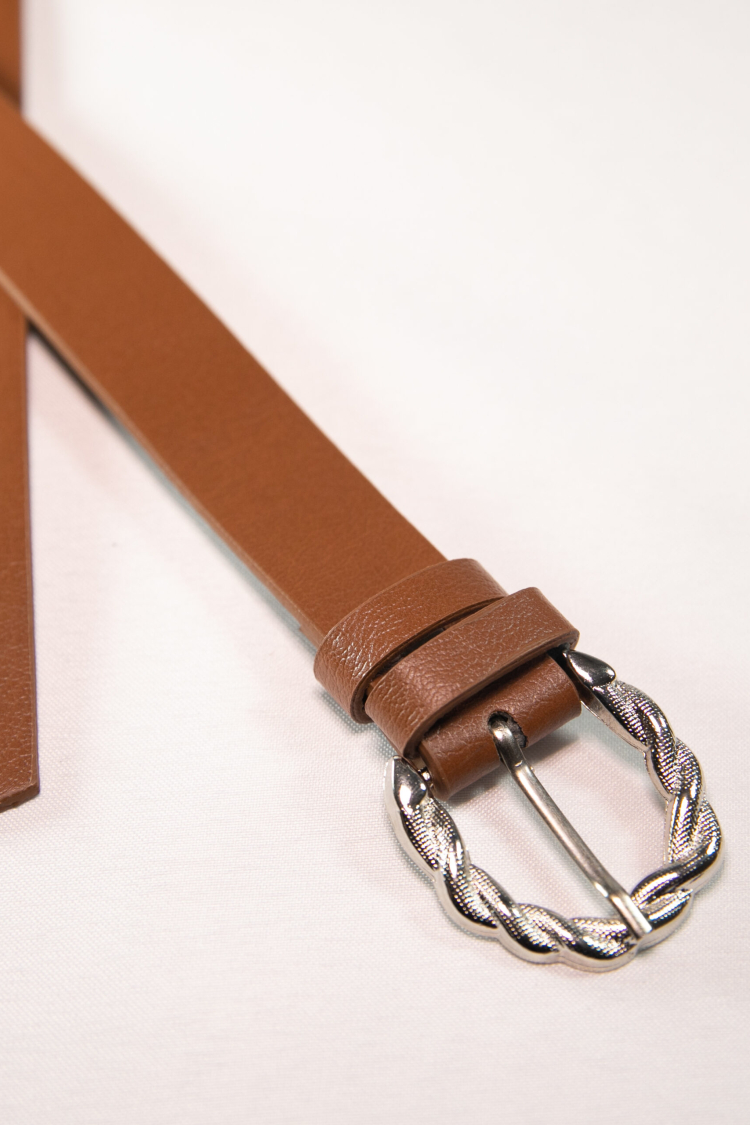 Basic Belt With Knitted Buckle - Brand: Fiori - Women & Kids, Baby Clothes Wholesale - TheBS Women