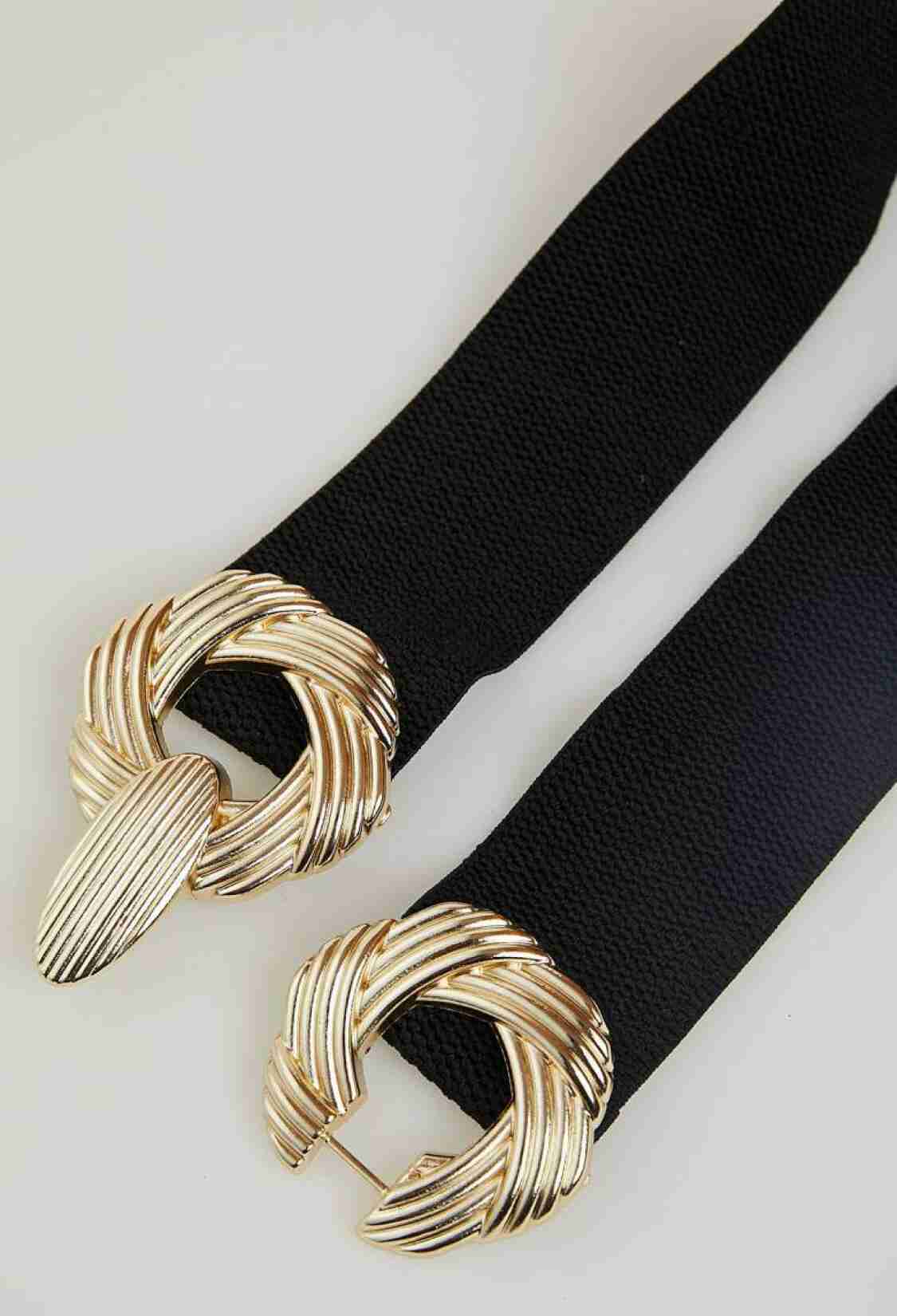 Elastic Women's Belt With Gold Buckle - Brand: Fiori - Women & Kids, Baby Clothes Wholesale - TheBS Women
