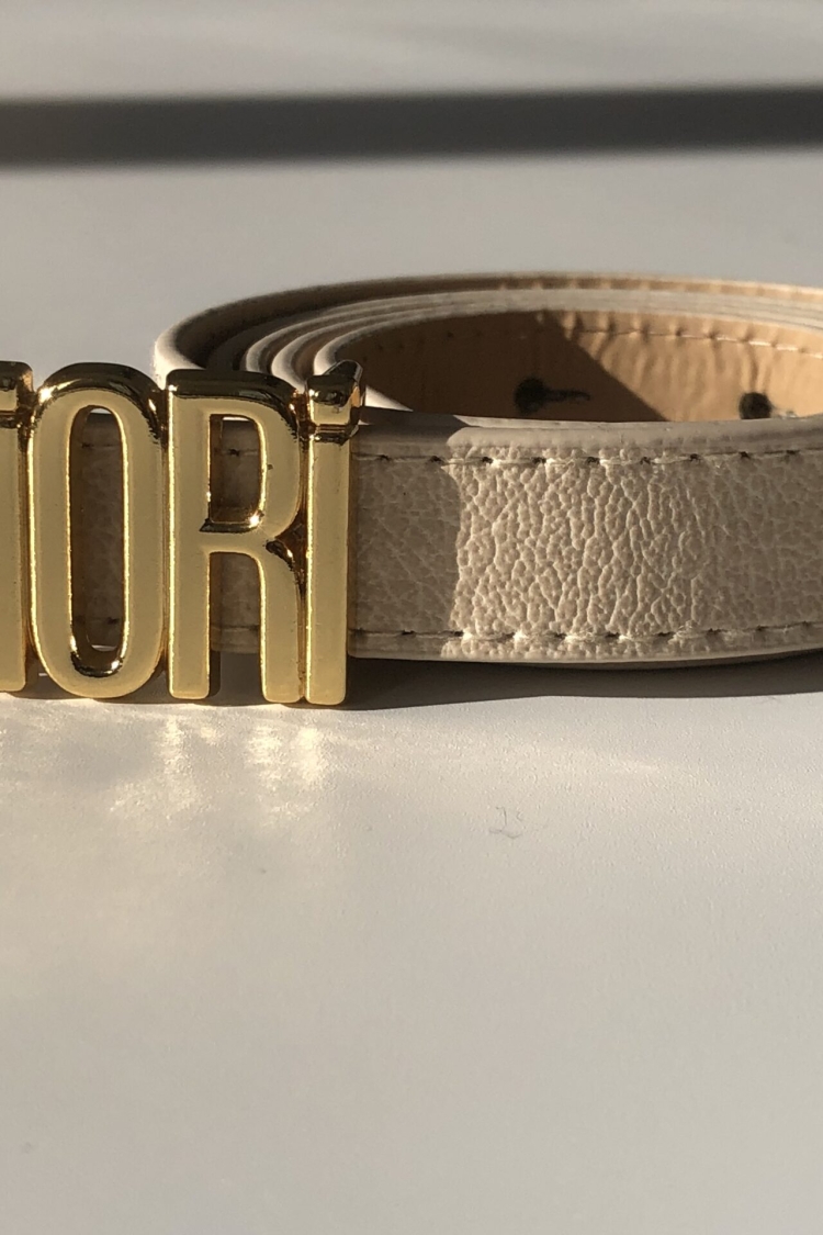 Fiori Written Thin Women's Belt - Brand: Fiori - Women & Kids, Baby Clothes Wholesale - TheBS Women
