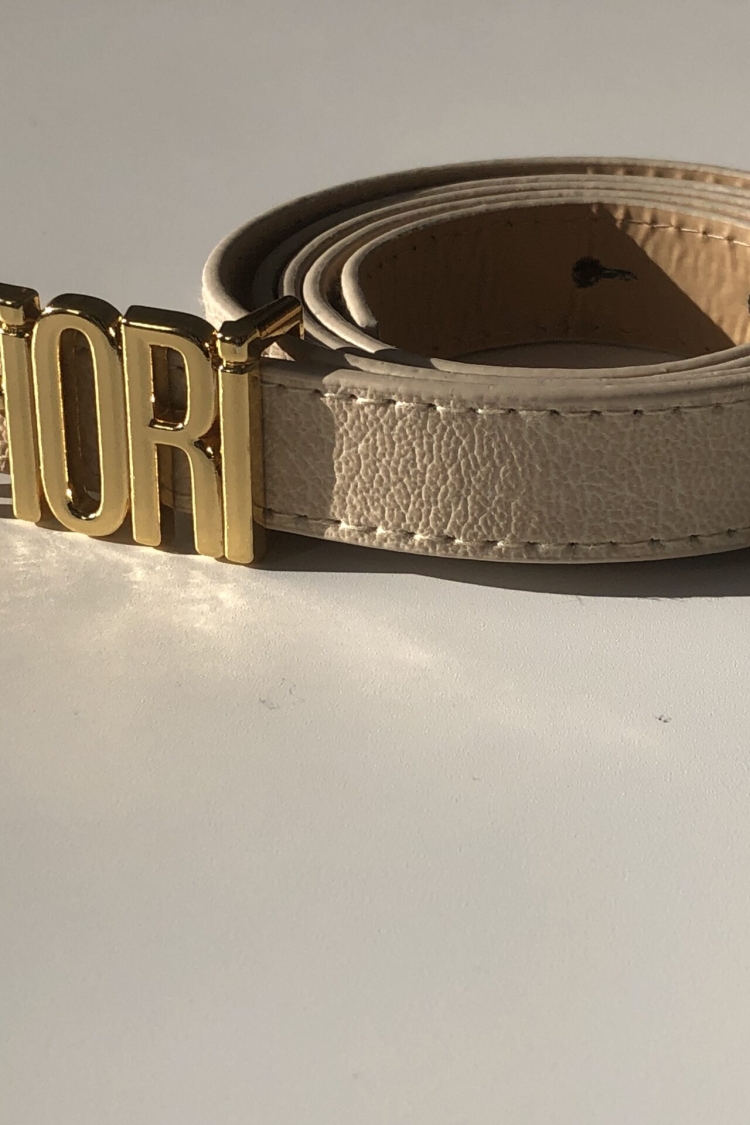 Fiori Written Thin Women's Belt - Brand: Fiori - Women & Kids, Baby Clothes Wholesale - TheBS Women