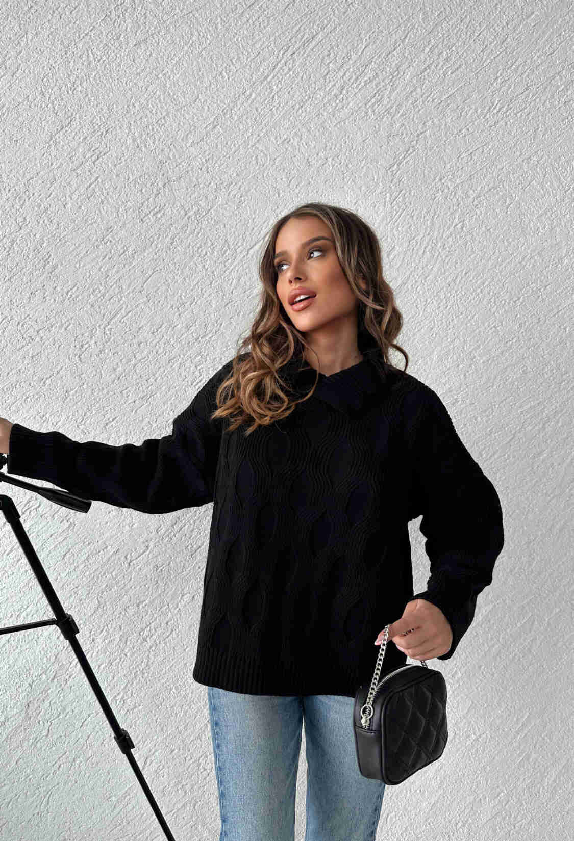 Eye Patterned Sweater - Brand: My Fashion - Women & Kids, Baby Clothes Wholesale - TheBS Women
