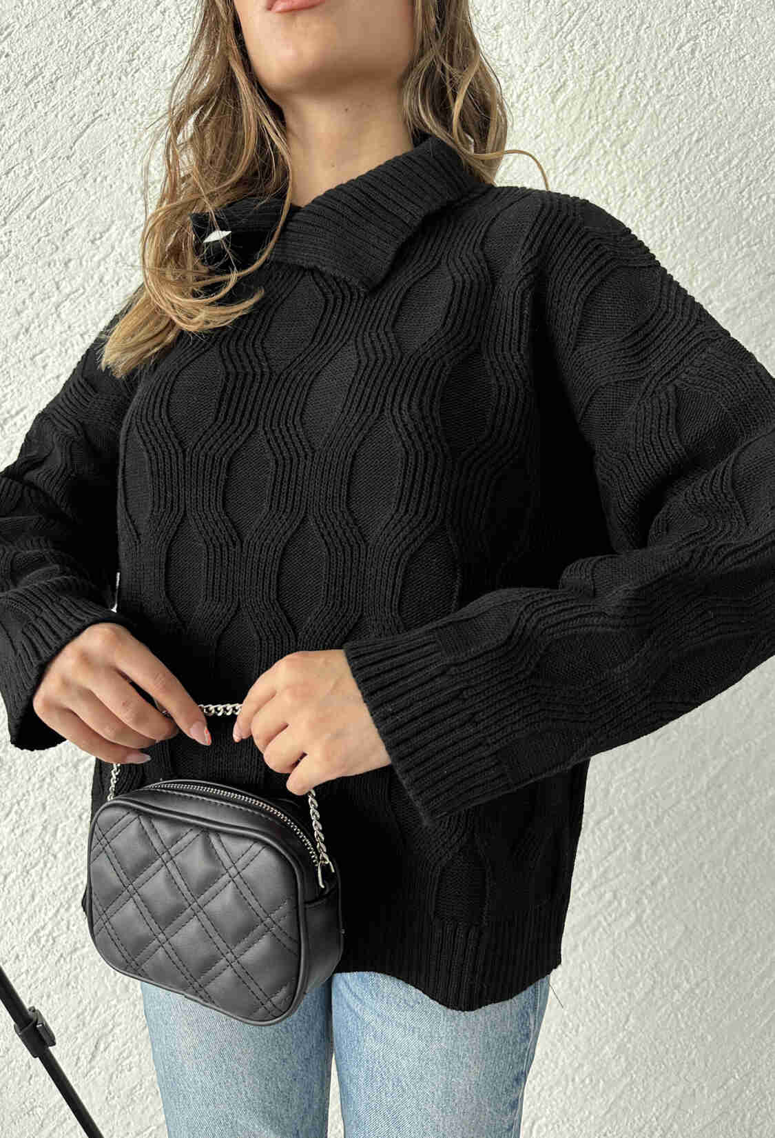 Eye Patterned Sweater - Brand: My Fashion - Women & Kids, Baby Clothes Wholesale - TheBS Women