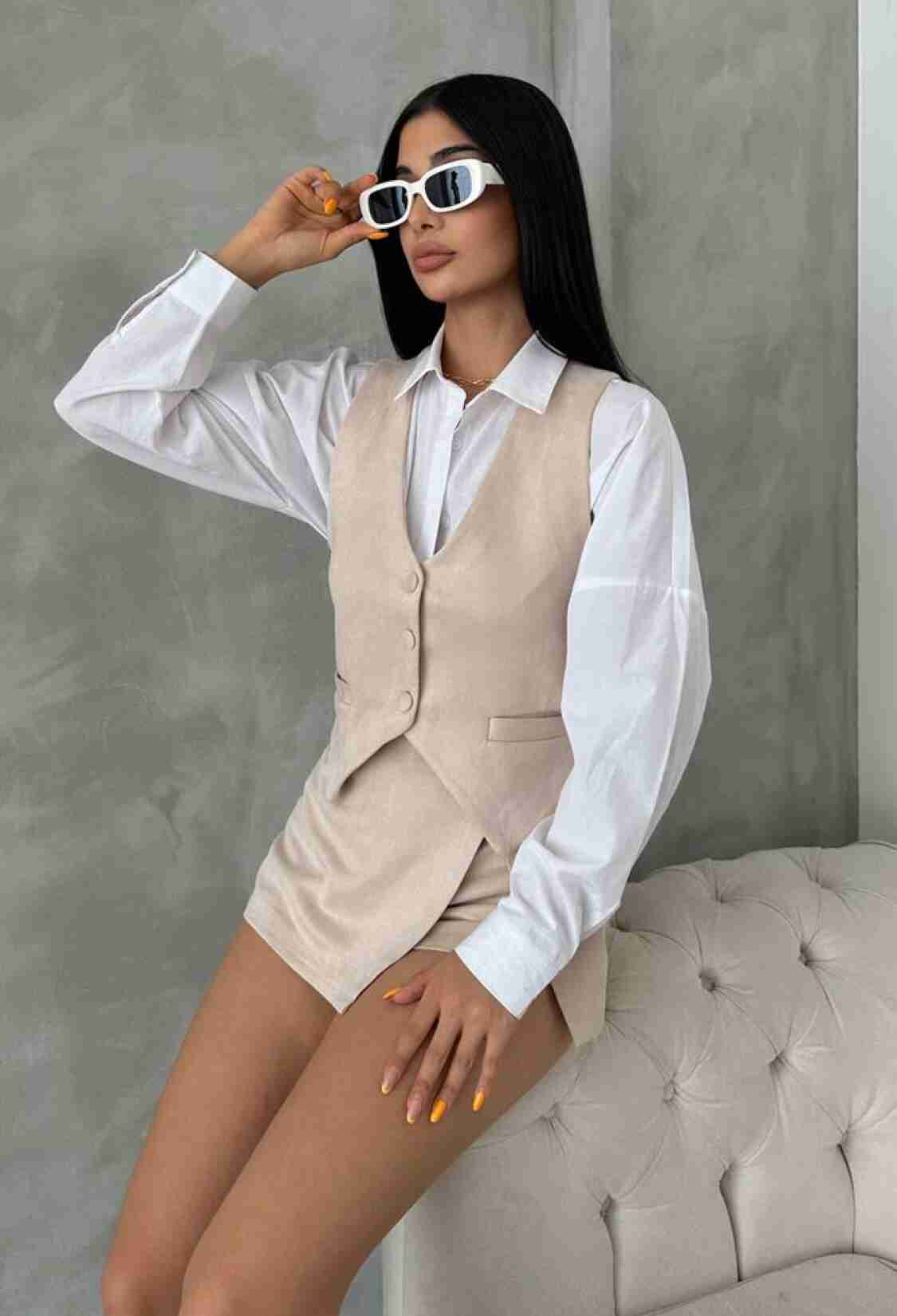 Suede Vest - Brand: Topshow - Women & Kids, Baby Clothes Wholesale - TheBS Women